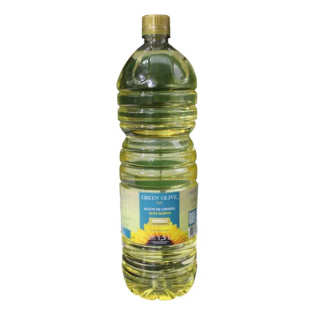 aceite alto oleico de Girasol 1500 Ml GREEN OLIVE