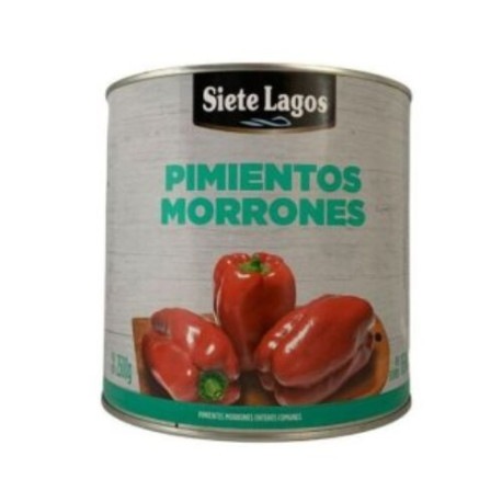 Pimiento Morron lata 2.5 kg. SIETE LAGOS