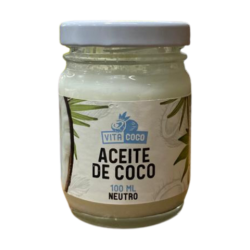 Aceite de coco frasco 100 grs. VITACOCO