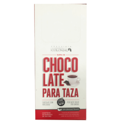 Chocolate para taza 10 x 100 grs COLONIAL